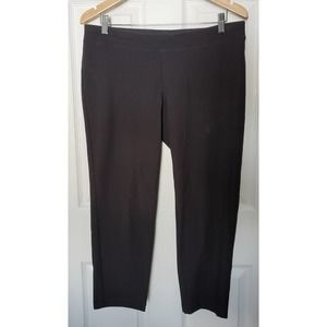 Eileen Fisher Womens Pants Size PL Pull On Steel Gray Stretch Cropped
